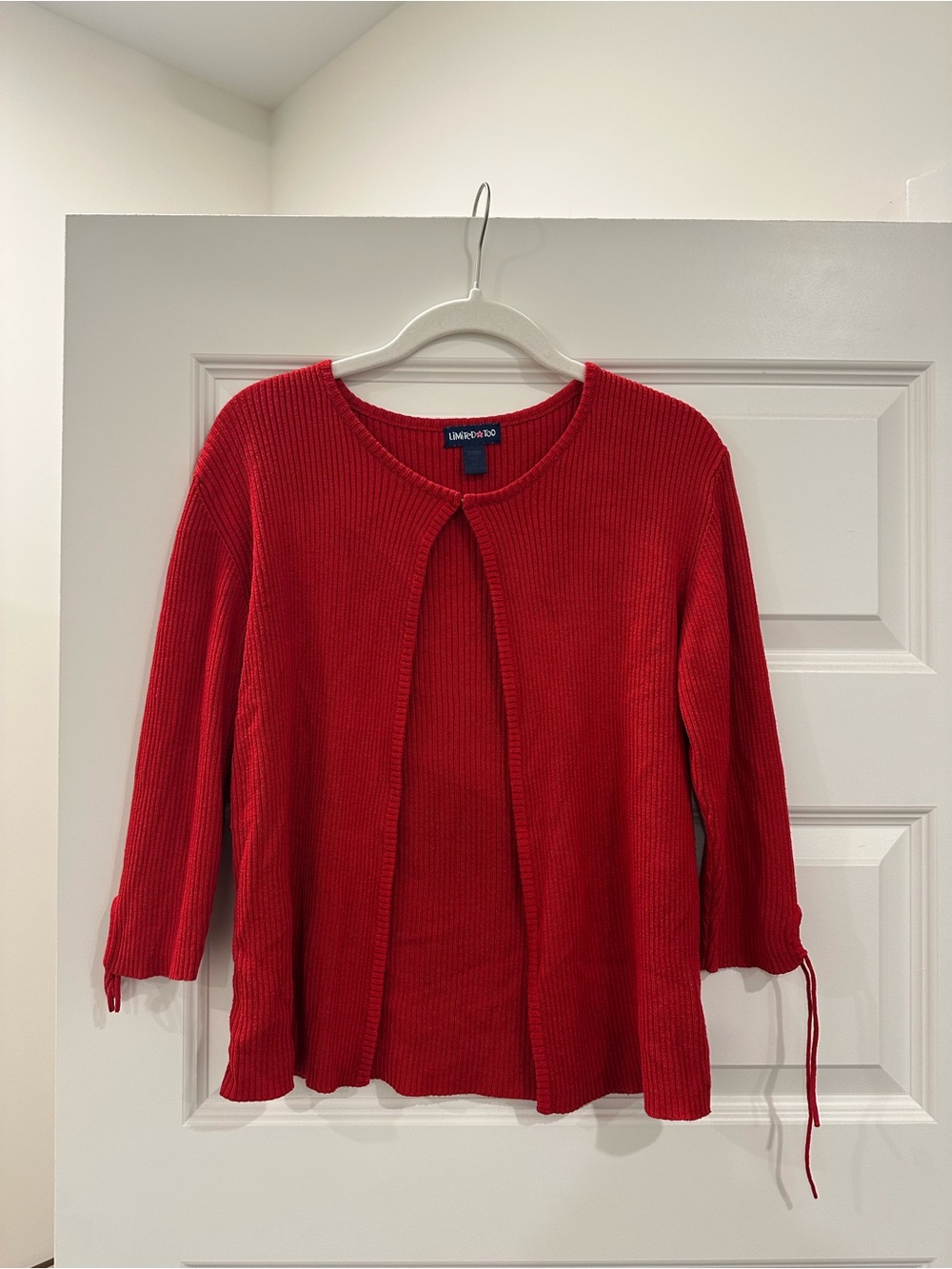 limited too top tie cardigan